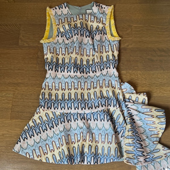 Alexis Dresses & Skirts - ALEXIS Cara Sleeveless Slim-Fit Striped Cotton Cocktail Dress